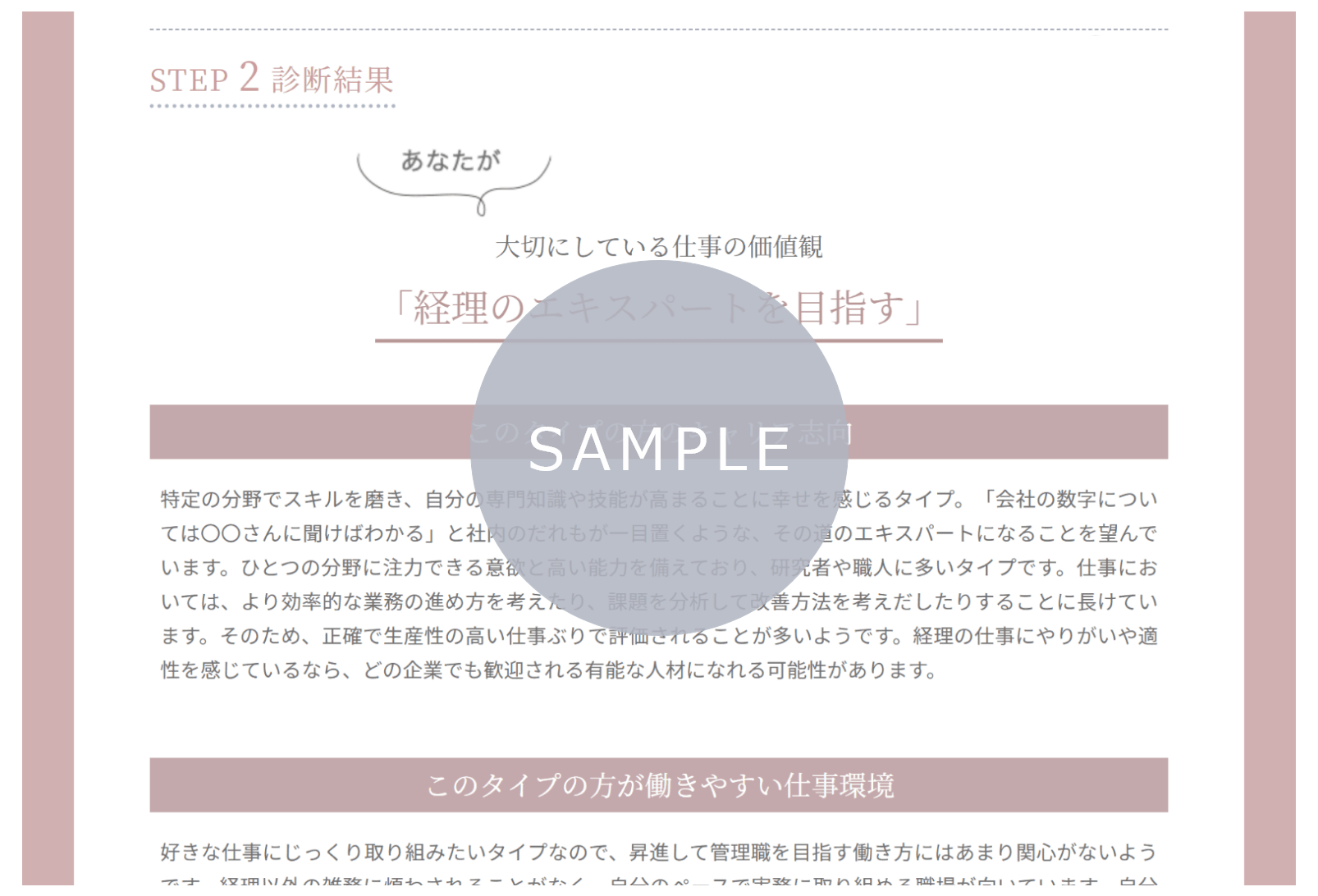 STEP2 診断結果